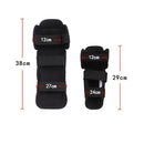 SULAITE Anti-Seismic Competition Outdoor Sports Strong Shell Protective Gear, Specification: Free Size(Black Knee Pads)