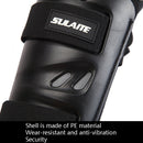 SULAITE Anti-Seismic Competition Outdoor Sports Strong Shell Protective Gear, Specification: Free Size(Black Knee Pads)