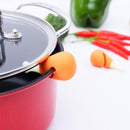 4 PCS Chicken Leg Shaped Pot Lid Anti-Overflow Device Silicone Pot Lid Elevated Anti-Overflow Gadget