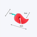 4 PCS Small Pepper Shape Pot Lid Overflow Preventer Silicone Pot Lid Raised Anti Overflow Gadgets