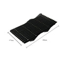 Pet Car Window Protective Fence Car Retractable Protective Fence, Specification: 24x17.7x1.2cm(Black)