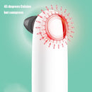 2046 Visualized Hot Compress Blackhead Suction Device Pore Cleaner and Bubble Export Instrument(White)