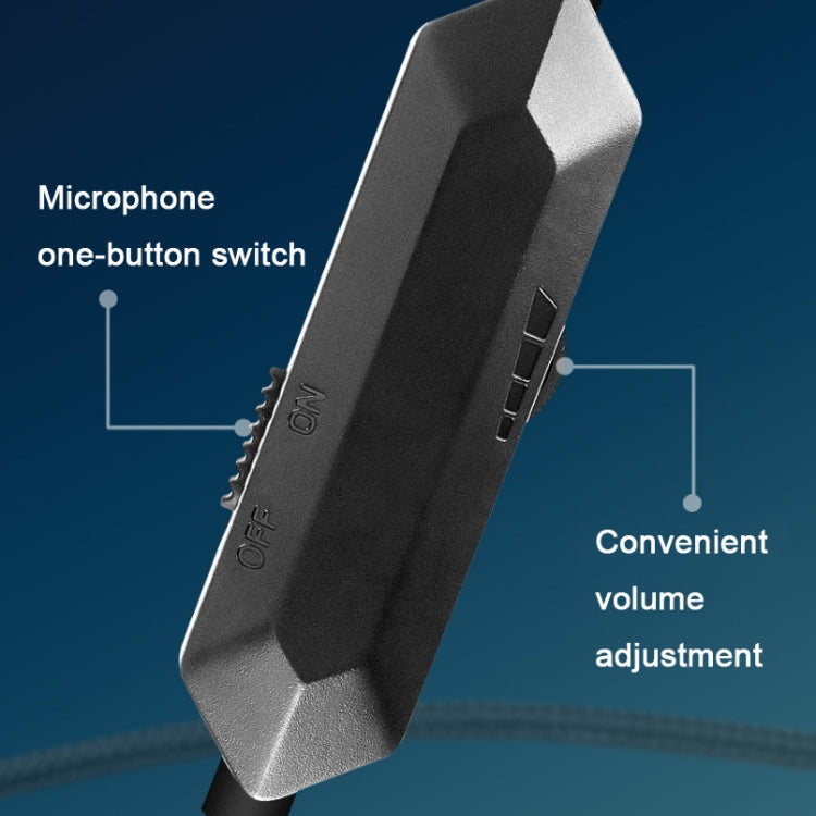 J10 Wired Gaming Headset Gaming Luminous Headset(Black Red)