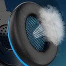 J10 Wired Gaming Headset Gaming Luminous Headset(Dark Blue)