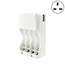 Smart USB Timing Battery Charger AA / AAA Battery Charger(UK Plug)