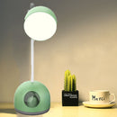 Colorful Table Lamp Bedroom Desk Folding Clip Lamp(Green)