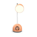 Colorful Table Lamp Bedroom Desk Folding Clip Lamp(Orange)