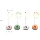 Colorful Table Lamp Bedroom Desk Folding Clip Lamp(Green)