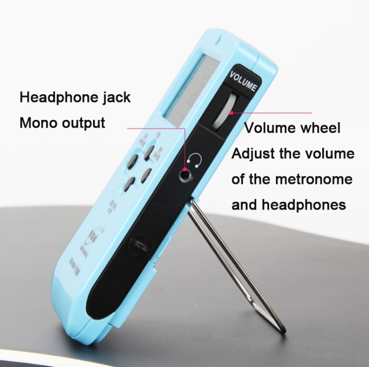 ENO EM-988A Electronic Vocal Rechargeable Metronome For Piano/Guitar/Drum/Guzheng/Violin(Pink)