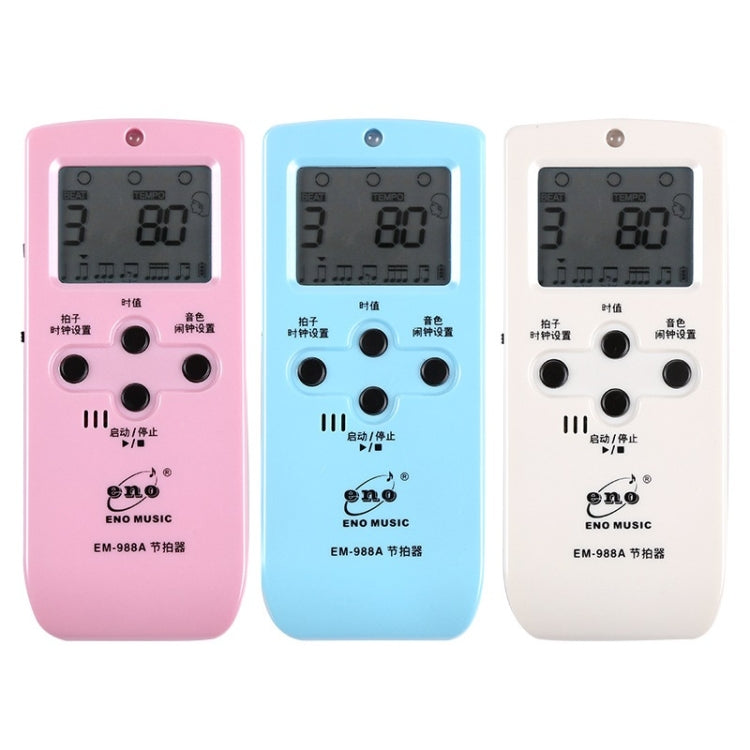 ENO EM-988A Electronic Vocal Rechargeable Metronome For Piano/Guitar/Drum/Guzheng/Violin(Pink)