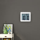 Waterproof Wall Clock LCD Bathroom Clock Kitchen Electronic Alarm Clock