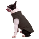 Winter Polar Flannel Pet Clothes French Bulldog Coat Pug Costumes Jacket for Dogs for Puppy Dogs, Size:XL(Coffee)