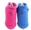 Winter Polar Flannel Pet Clothes French Bulldog Coat Pug Costumes Jacket for Dogs for Puppy Dogs, Size:XL(Red)
