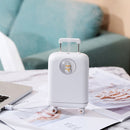 Luggage Humidifier USB Mini Suitcase Snowman Air Humidifier(White)