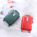 Luggage Humidifier USB Mini Suitcase Snowman Air Humidifier(White)
