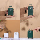 Luggage Humidifier USB Mini Suitcase Snowman Air Humidifier(White)