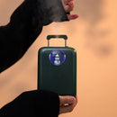 Luggage Humidifier USB Mini Suitcase Snowman Air Humidifier(White)