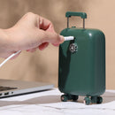 Luggage Humidifier USB Mini Suitcase Snowman Air Humidifier(White)