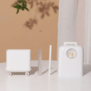 Luggage Humidifier USB Mini Suitcase Snowman Air Humidifier(White)