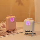 Luggage Humidifier USB Mini Suitcase Snowman Air Humidifier(White)