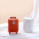 Luggage Humidifier USB Mini Suitcase Snowman Air Humidifier(White)