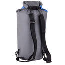 LUCKSTONE 60L Outdoor Rafting And River Tracing Waterproof Backpack Shoulder Bag Inflatable Swimming Bag Tote Bucket Bag(Blue)