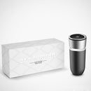 K04 Colorful Car Charger USB Car Negative Ion Air Purifier(Black)