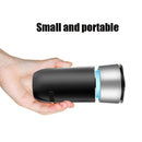 K04 Colorful Car Charger USB Car Negative Ion Air Purifier(Black)