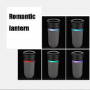 K04 Colorful Car Charger USB Car Negative Ion Air Purifier(Black)