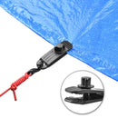 10 PCS Outdoor Camping Canopy Windproof Clip Tent Additional Pull Point Plastic Clip Rainproof Tarp Fixing Clip, Colour: B Clip