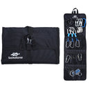 LUCKSTONE Outdoor Climbing Rope Hook Storage Bag Climbing Equipment Organizing Bag Tool Bag(Black)