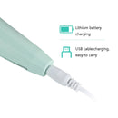Multi-Functional Facial Cleansing Machine Beauty Massage Silicone Facial Cleansing Machine(Green)