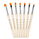 2 Sets 7 In 1 Phototherapy Pen Round Head Line Pen Transparent Rod Painted Pen Drawing Pen Nail Art Brush Tool(Gold Power)