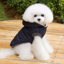 Winter Padded Coat Super Warm and Soft Cotton Jacket for Pet Dog, Size:S(Blue)