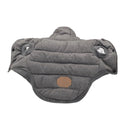 Winter Padded Coat Super Warm and Soft Cotton Jacket for Pet Dog, Size:S(Grey)