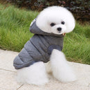 Winter Padded Coat Super Warm and Soft Cotton Jacket for Pet Dog, Size:M(Grey)
