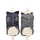 Winter Padded Coat Super Warm and Soft Cotton Jacket for Pet Dog, Size:XL(Grey)