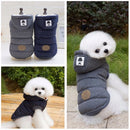 Winter Padded Coat Super Warm and Soft Cotton Jacket for Pet Dog, Size:XL(Grey)
