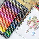 72-Color Tin Box Oily Drawing Color Pencils