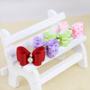 20 PCS Handmade Cute Pet Dog Bow Loverly Bowknot Dog Ties(Random Color)