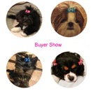 20 PCS Handmade Cute Pet Dog Bow Loverly Bowknot Dog Ties(Random Color)
