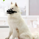 Dog Mouth Cover Anti-Bite Mesh Dog Mouth Cover Medium And Large Dogs Anti-Drop Mask XL(Gray)
