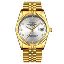FNGEEN 7008 Men Fashion Diamond Dial Watch Couple Watch(Full Gold White Surface)