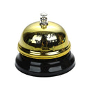 3 PCS Bar Counter Dishes Ring Bell Pendant Brass Bell Meal Bell(Golden Letters)