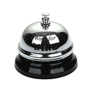 3 PCS Bar Counter Dishes Ring Bell Pendant Brass Bell Meal Bell(Silver Letters)