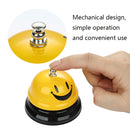 3 PCS Bar Counter Dishes Ring Bell Pendant Brass Bell Meal Bell(White LOVE)
