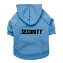 Autumn Winter Fleece Hooded Teddy Pet Dog Sweater Clothes, Size:M(Light Blue)