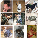 Autumn Winter Fleece Hooded Teddy Pet Dog Sweater Clothes, Size:M(Light Blue)