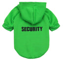 Autumn Winter Fleece Hooded Teddy Pet Dog Sweater Clothes, Size:M(Green)