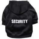 Autumn Winter Fleece Hooded Teddy Pet Dog Sweater Clothes, Size:L(Black)